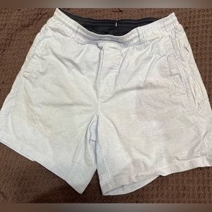 Birddogs Boomstick Medium Blue Khaki Shorts with liner stretch 7” Inseam $69